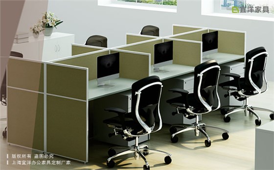 員工桌設(shè)計,板式員工辦公桌,武漢辦公家具
