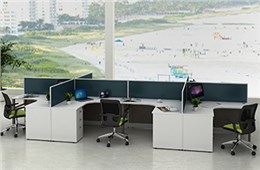風辦公桌-職員工作位-屏風工作位-辦公屏風-屏風隔斷