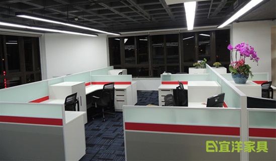 宜洋屏風辦公桌 家具廠定制